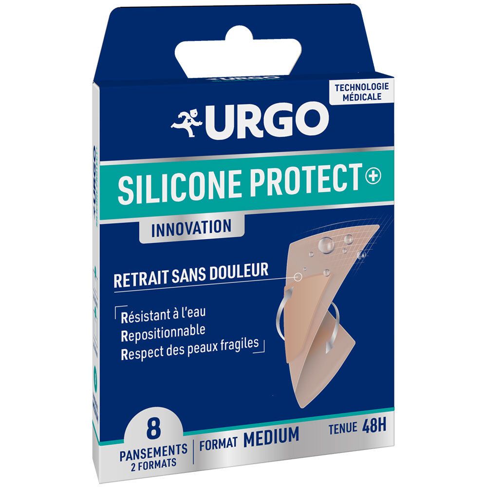 URGO Silicone Protect+ format moyen (8 pièces)
