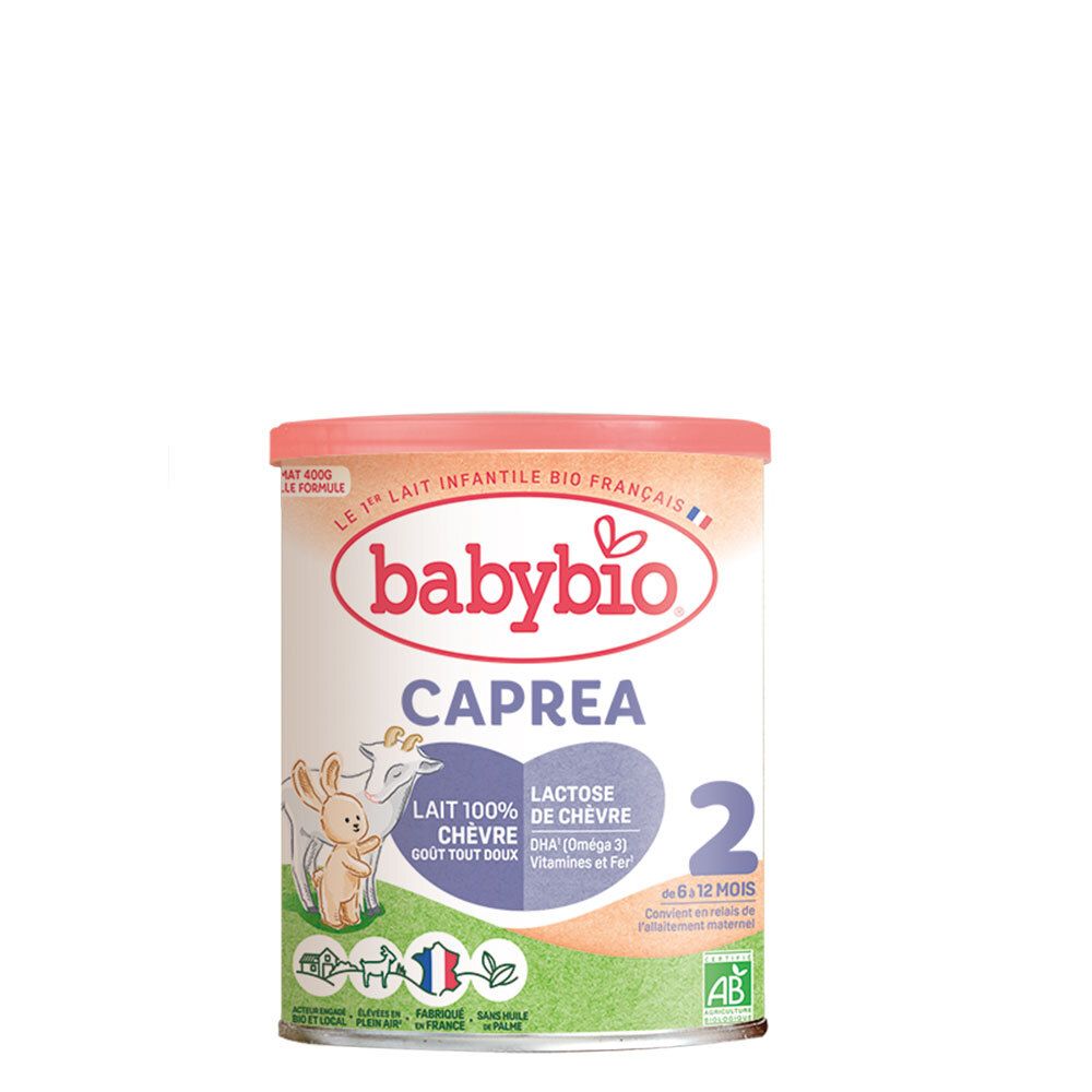 Babybio Caprea 2ème âge - Au lait de chèvre (400 g)