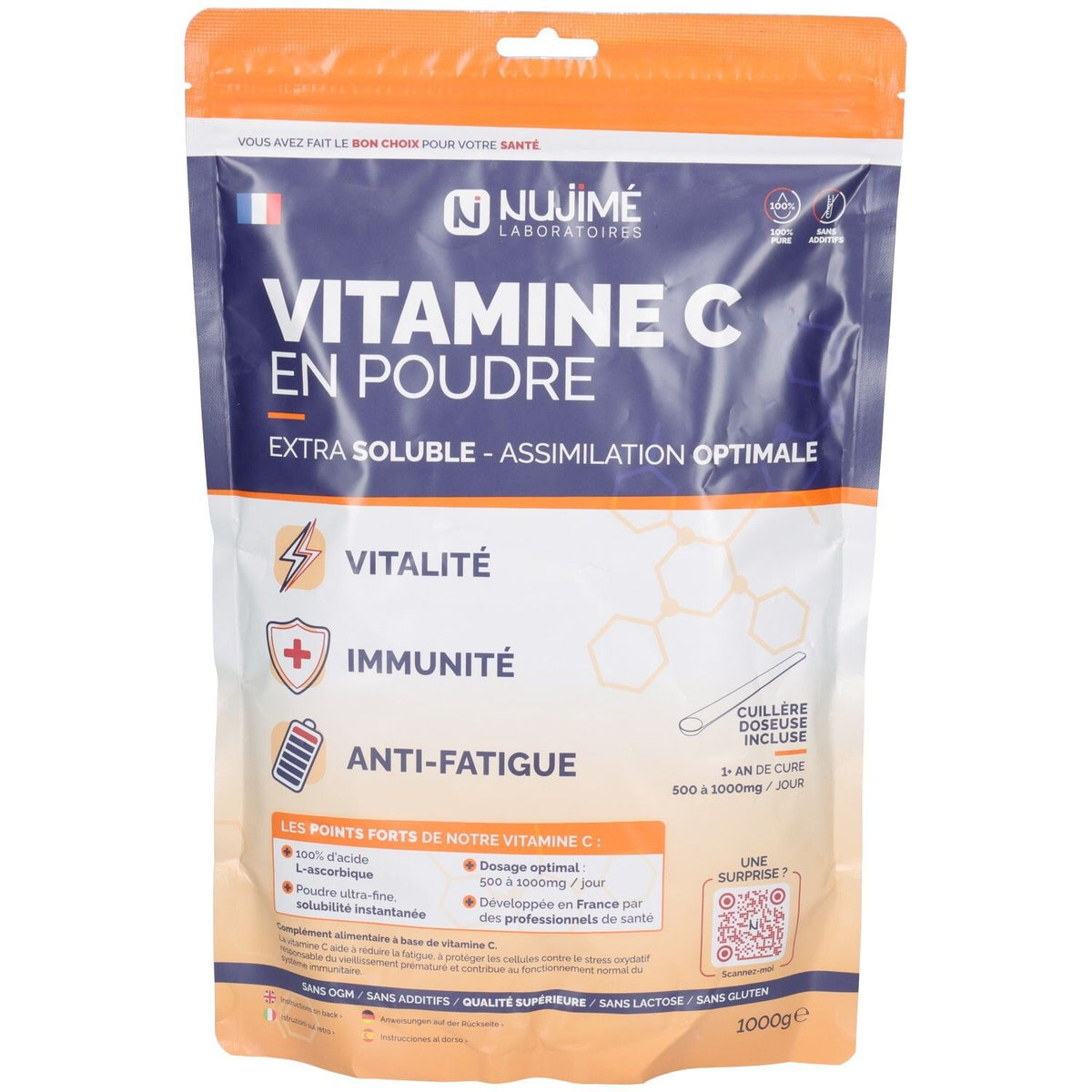 Nujimé Vitamine C en poudre