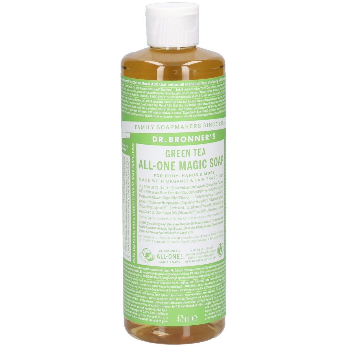 DR. BRONNER'S Savon liquide Thé Vert (475 ml)