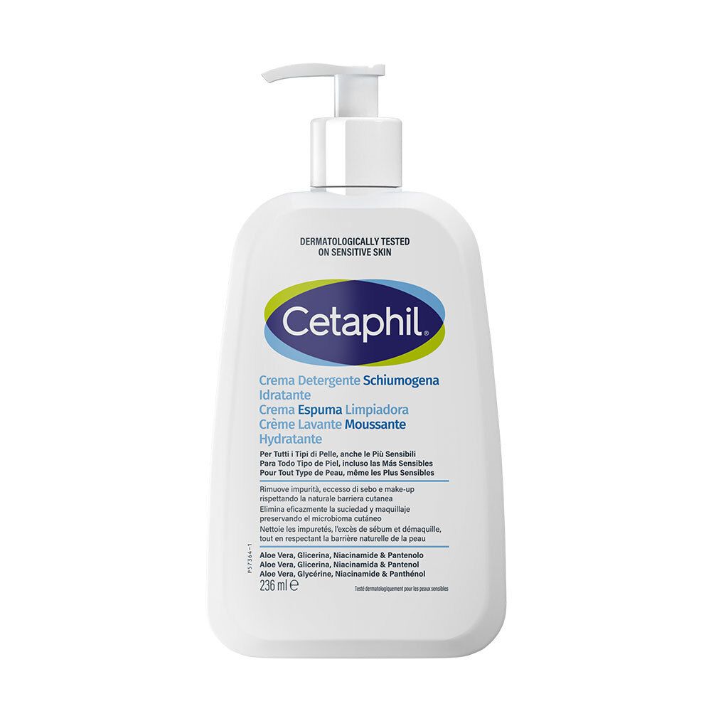 Cetaphil Crème Lavante Moussante Hydratante (236 ml)