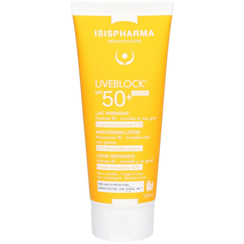 Isispharma Uveblock Lotion SPF 50+ lait hydratant (100 ml)