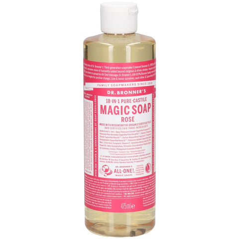 DR. BRONNER'S Savon liquide à la rose (475 ml)