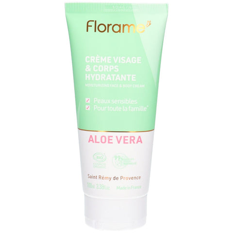 Florame Aloe Vera Moisturizing Face & Body Cream 100 ml