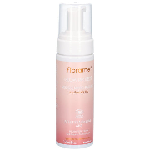 Florame Glow Protect Organic Micro-Peeling Mousse 150 ml