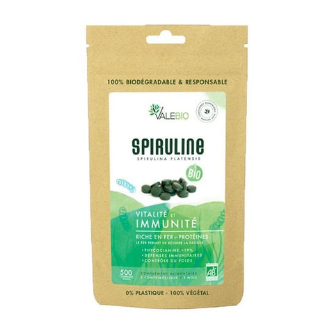 Valebio Organic Spirulina 500mg 500 tablets