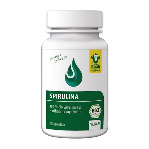 Raab Vitalfood Spiruline Algues Bio (200 comprimés)