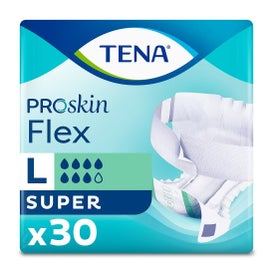 Tena ProSkin Flex Couches incontinence Super L (30 pièces)