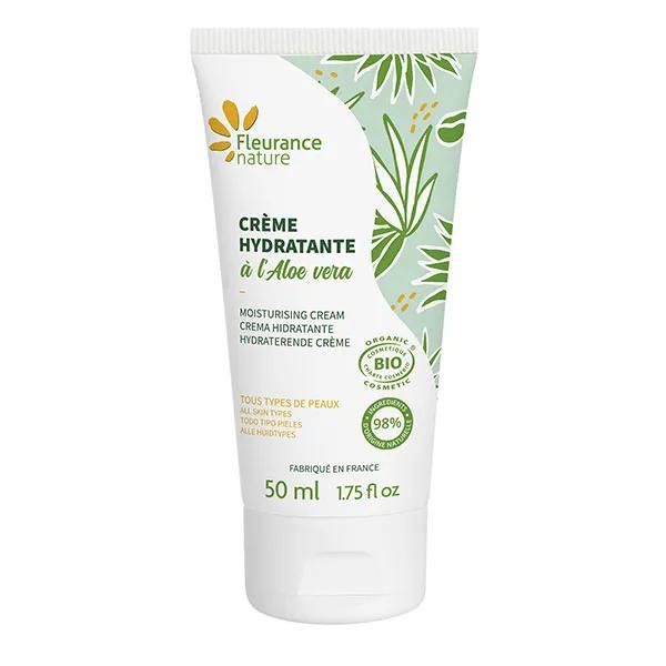 Fleurance Nature - Crème hydratante à l'Aloe Vera Bio - Tube 50 ml