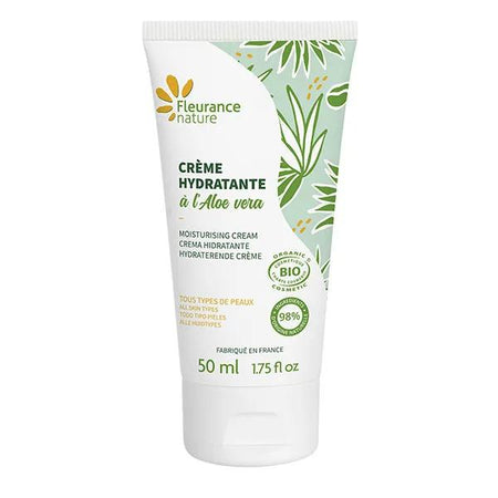 Fleurance Nature - Crème hydratante à l'Aloe Vera Bio - Tube 50 ml