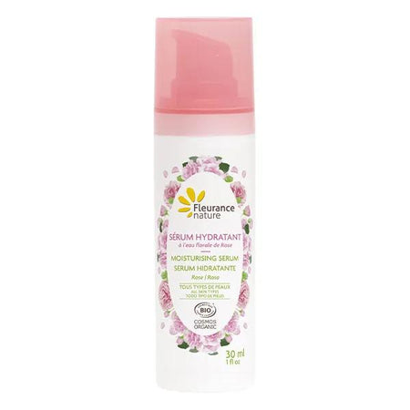 Fleurance Nature - Sérum hydratant à la rose Bio - Flacon pompe 30 ml