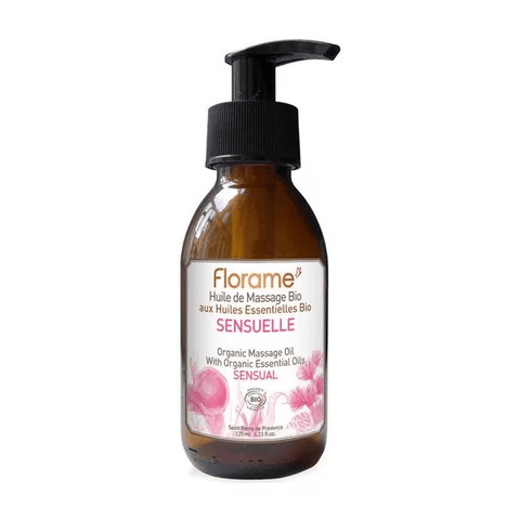 Florame Aromathérapie Huile Massage Sensuelle Bio (120 ml)