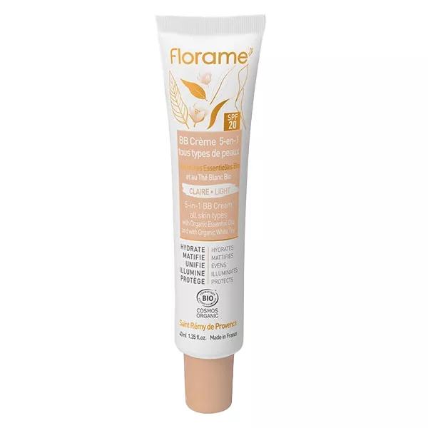 Florame BB Crème 5 en 1 SPF 20 Claire Bio 40ml