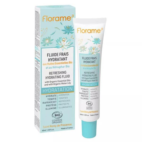 Florame Organic Water Lily Fresh Moisturizing Fluid (40 ml)