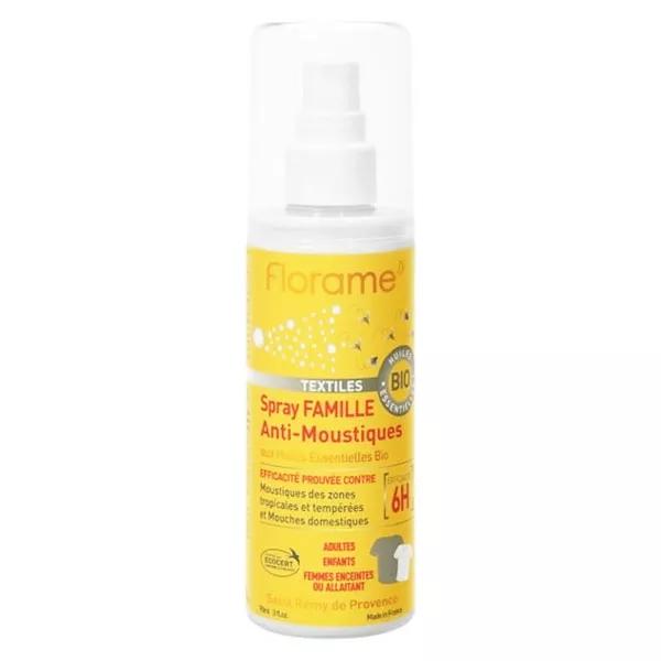 Florame Textiles Spray Famille Anti-Moustiques Bio 90 ml