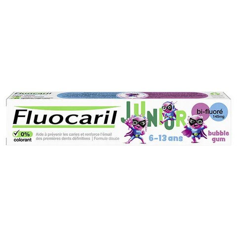 Fluocaril Junior 6-12 Years Bubble Gel Toothpaste 75ml