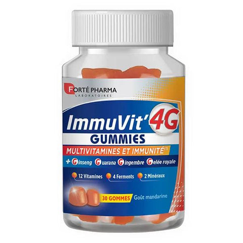 Forté Pharma ImmuVit'4G Gummies Energy Multivitamins Immunity 30 gummies
