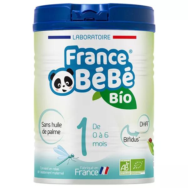 France Bébé Nutrition Lait Infantile 1er Âge Bio 800 g