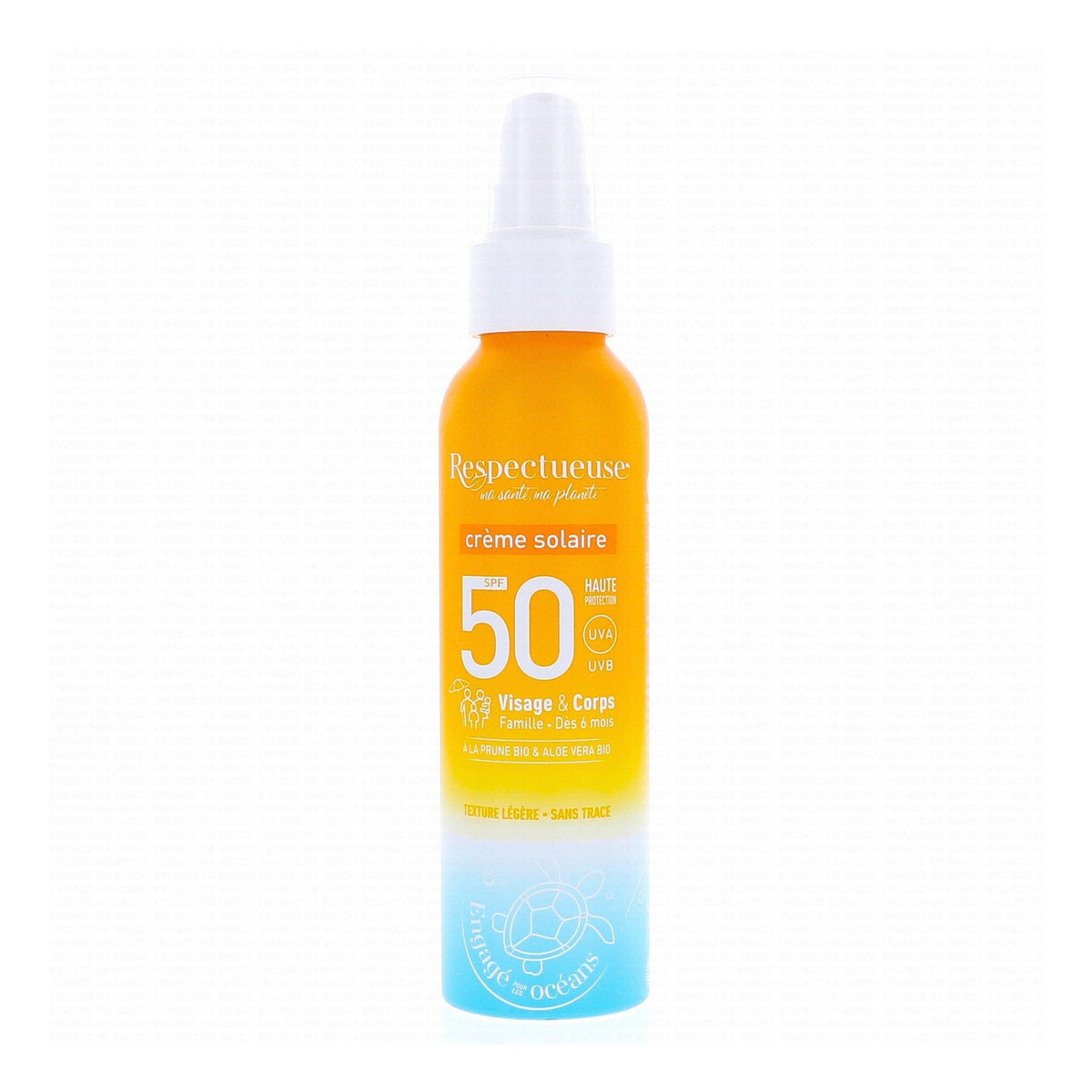 Respectueuse Crème Solaire SPF50 100ml