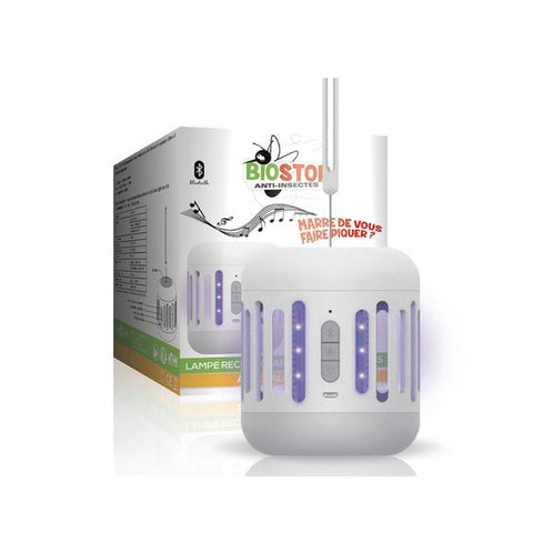 Biostop Lampe anti-moustiques rechargeable haut-parleur (1 unité)