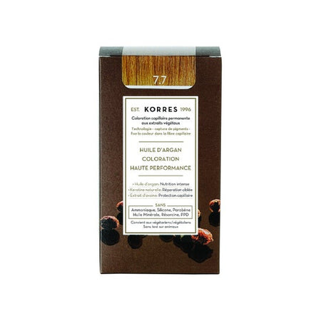 Korres Huile d'Argan Coloration 7.7 Blond Marron (50 ml)