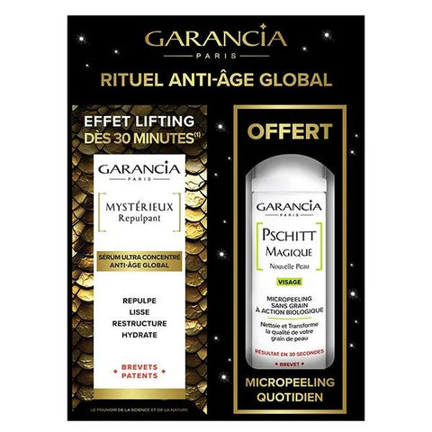 Garancia Mysterious Plumping Gift Set 30ml + Free Pschitt Magique Face Exfoliator 30ml