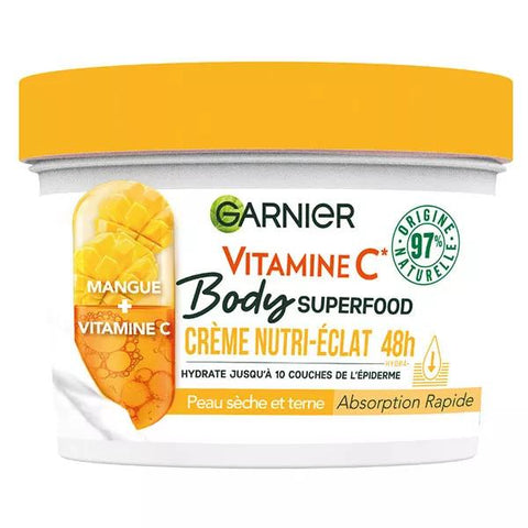 Garnier Body Superfood Mango + Vitamin C Body Cream 380ml
