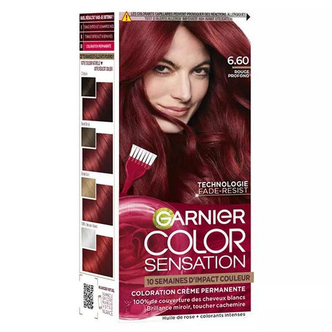 Garnier Color Sensation Coloration Permanente 6.60 Rouge Profond
