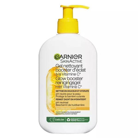 Garnier SkinActive Vitamin C Glow Booster Cleansing Gel (250 ml)