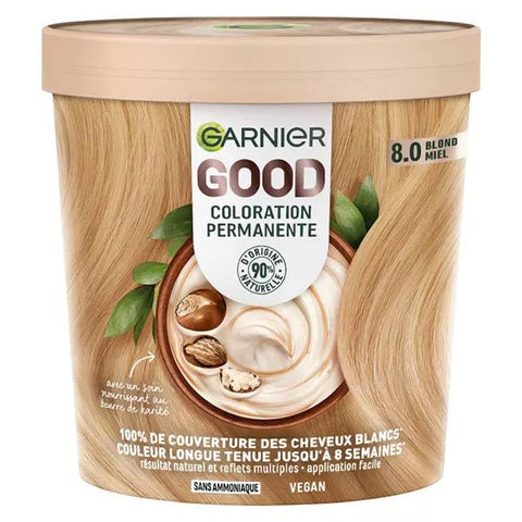 Garnier Good Permanent Hair Color No. 8.0 Honey Blonde (550 ml)