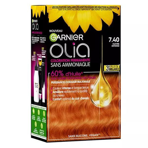 Garnier Olia Intense Copper Hair Color 7.40