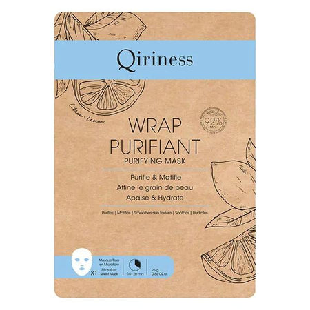 Qiriness Masque Visage Matifiant - Wrap Purifiant (25 ml)