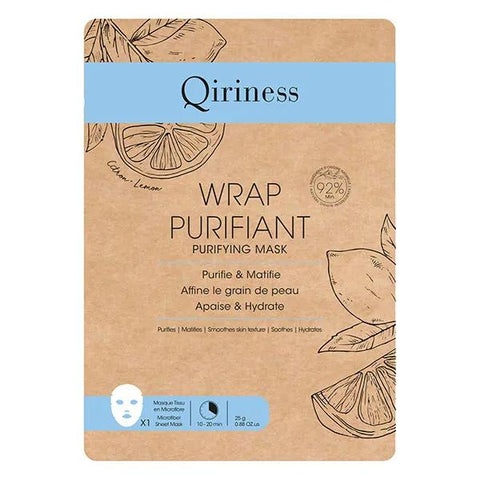 Qiriness Masque Visage Matifiant - Wrap Purifiant (25 ml)