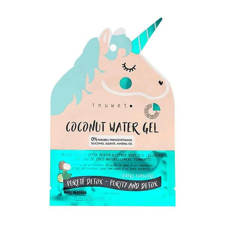 Inuwet Masque visage Bio Cellulose Coconut Water Pureté Detox 30ml