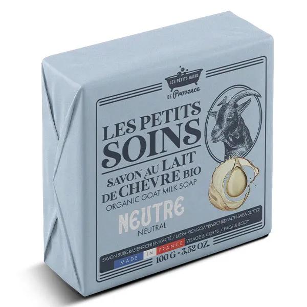 Les Petits Bains de Provence Les Petits Soins Savon au Lait de Chèvre Bio Neutre (100 g)