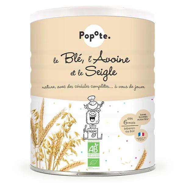 Popote Les Céréales Blé Avoine Seigle Bio (220 g)