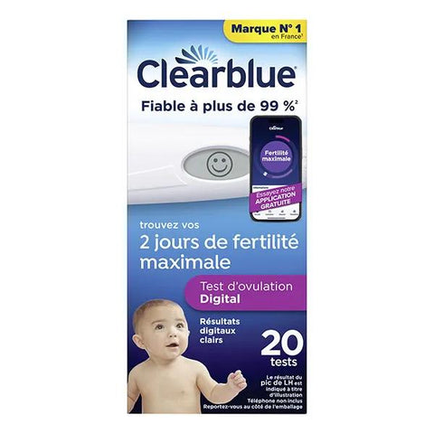 Clearblue Digital Ovulation Test 1 Hormone (2 Days Fertility) x20