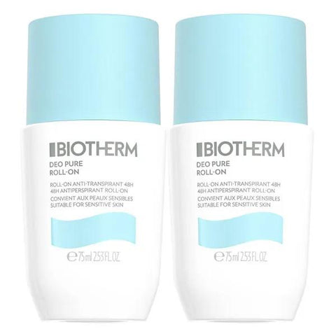 Biotherm Pure Roll-On Deodorant (2 x 75 ml)