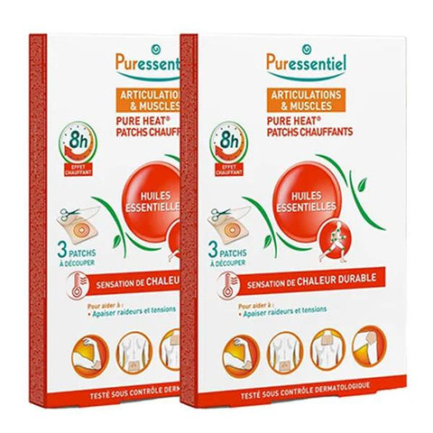 Puressentiel - Pure Heat A&M Heating Patches - 3 patches x2