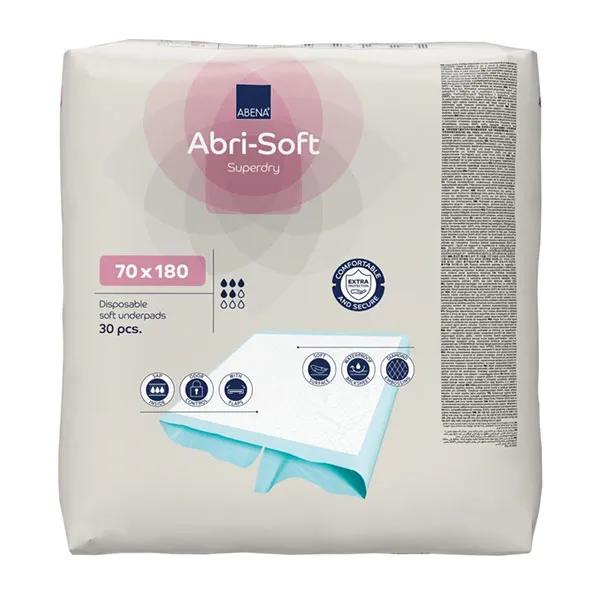 Abena Frantex Abri-Soft Alèse Jetable Superdry 70x180cm 1750ml 30 unités