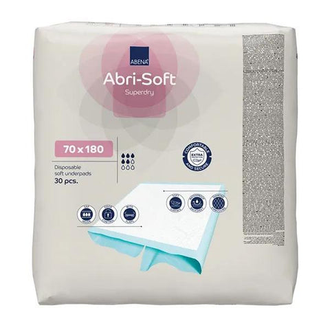 Abena Frantex Abri-Soft Alèse Jetable Superdry 70x180cm 1750ml 30 unités