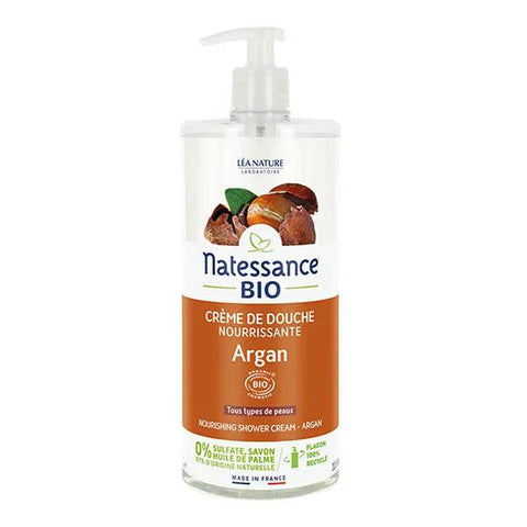 Natessance, Organic Argan Shower Cream 1L