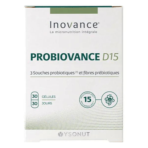Inovance Probiovance D15 Probiotiques 30 gélules