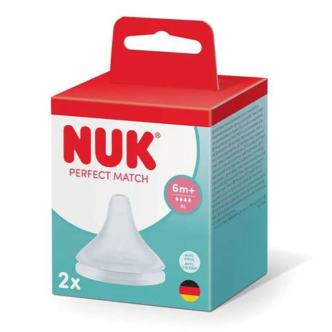 Nuk 2 Tétines Perfect Match 6m+ XL