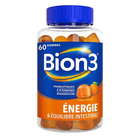 Bion 3 Energy Gummies Orange Flavor - 60 gummies