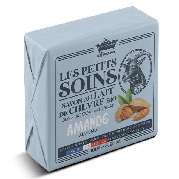 Les Petits Bains de Provence Les Petits Soins savon au lait de chèvre bio amande (100 g)