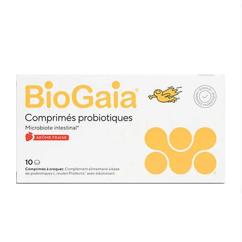 BioGaia® Probiotics L. reuteri Protectis® - Strawberry Flavour - 10 tablets