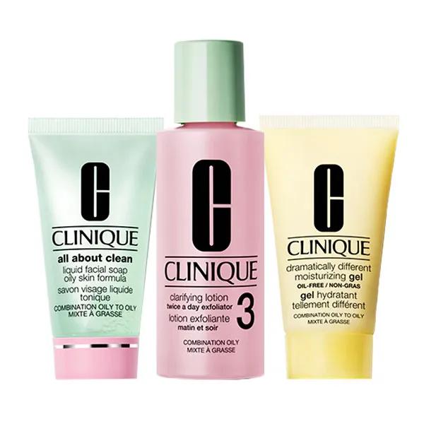 Clinique Kit Peau Saine Basic 3 Temps™ Peaux mixtes à grasses