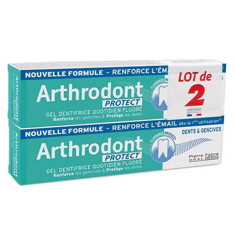 Arthrodont Protect Fluoride Toothpaste Gel 2 x 75ml Pack