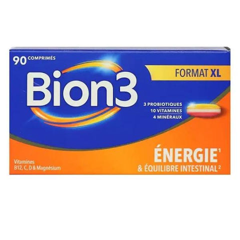 Bion 3 Energy Food Supplement - 3-month course - 90 tablets